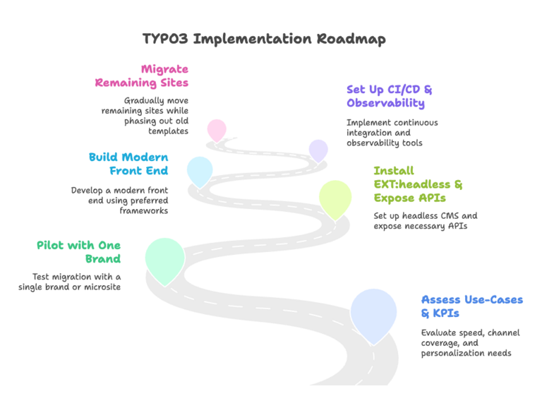 TYPO3 Implementierungsfahrplan