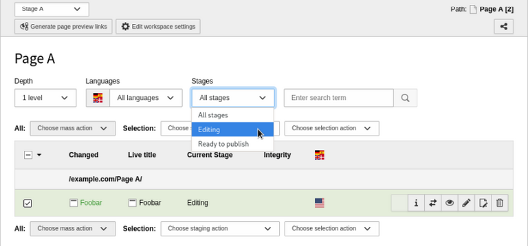 Arbeitsbereiche Modul-2