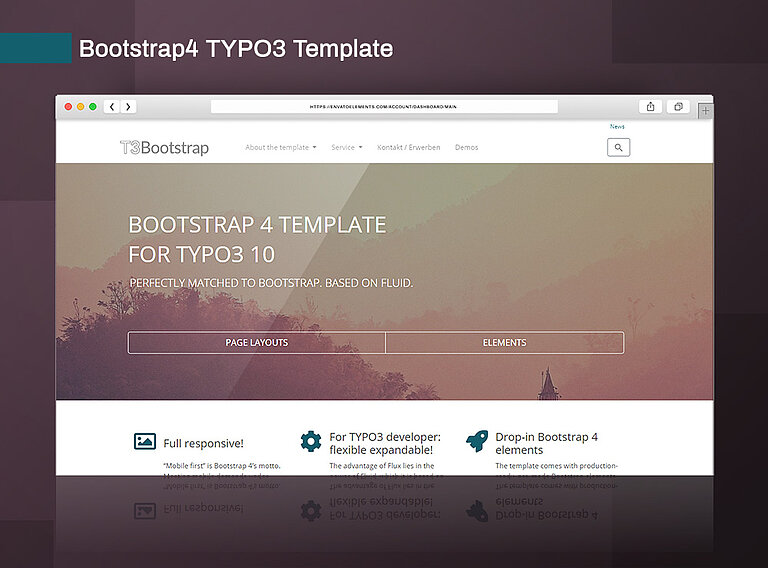 BOOTSTRAP 4 TYPO3 TEMPLATE