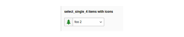 TCA 12. Dropdown with icons TCA 12. Dropdown with icons