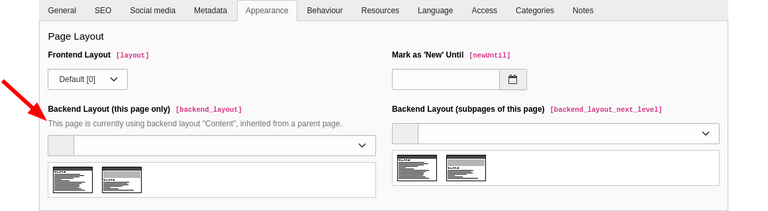 TYPO3 Backend Hierarchy  TYPO3 Backend Hierarchy