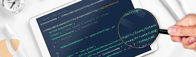 Überprüfung des TYPO3-Codes