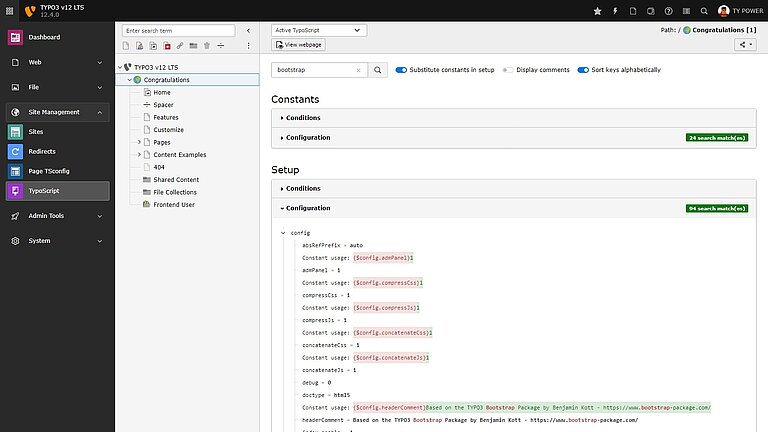 [Translate to German:] Constants