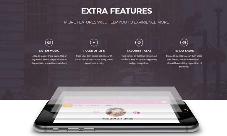 Abschnitte mit sauberem Inhalt