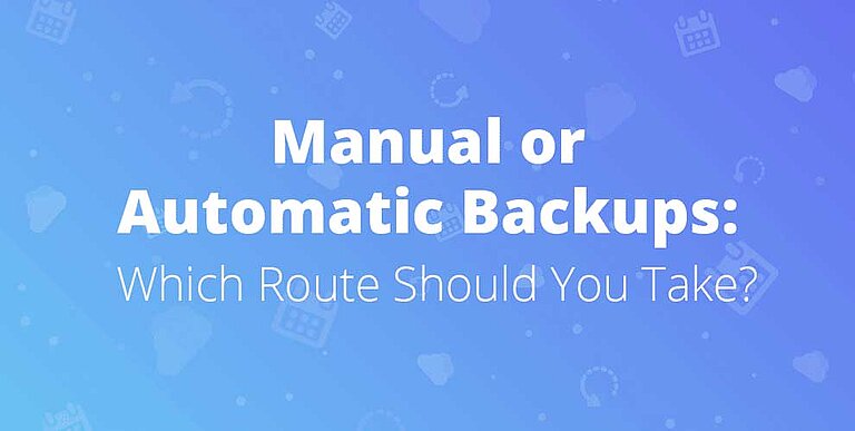 Manuelle oder automatische TYPO3-Sicherung