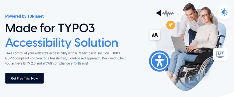Erstellt für TYPO3 Barrierefreiheitslösung Erstellt für TYPO3 Barrierefreiheitslösung