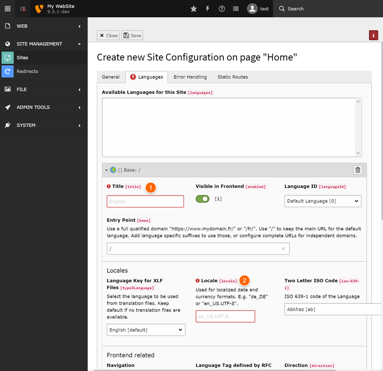 Titel und Schauplatz  Titel und Schauplatz