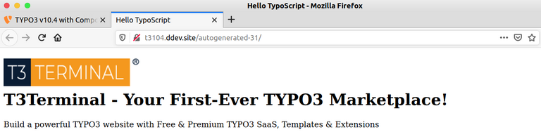 das TYPO3-Inhaltselement gerendert das TYPO3-Inhaltselement gerendert