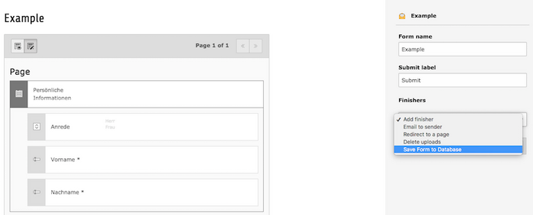 Forms Export Forms Export