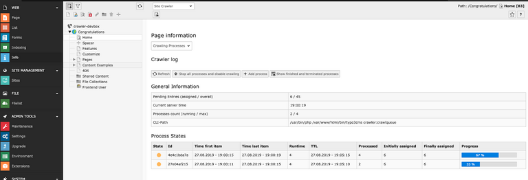 Website-Crawler: Automatisieren Sie Ihre indizierte TYPO3-Suche
