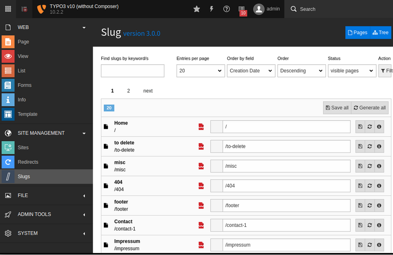 SEO-freundliche URLs SEO-freundliche URLs