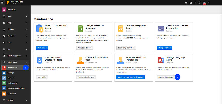 Spracheinstellungen konfigurieren Spracheinstellungen konfigurieren