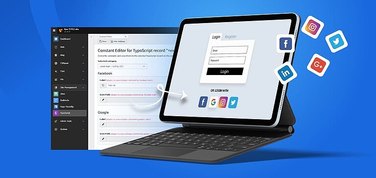 Social Login extension in TYPO3 Social Login Extension in TYPO3