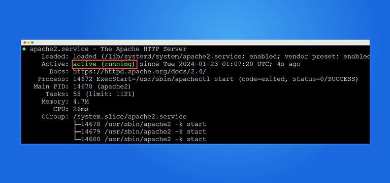 [Translate to German:] Installation von Apache für TYPO3 AWS