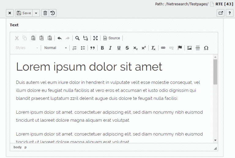 Wie können wir Bilder in CKEditor TYPO3 zulassen?