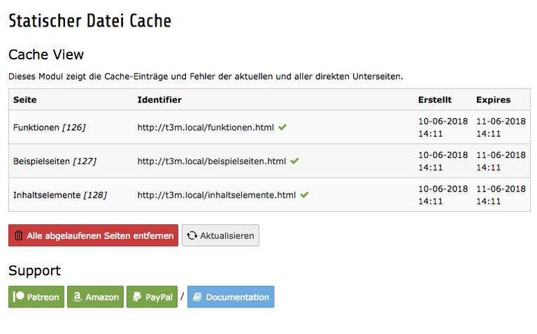 StaticFileCache TYPO3 Extension StaticFileCache TYPO3 Extension
