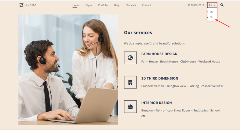 [Translate to German:] Multi language 