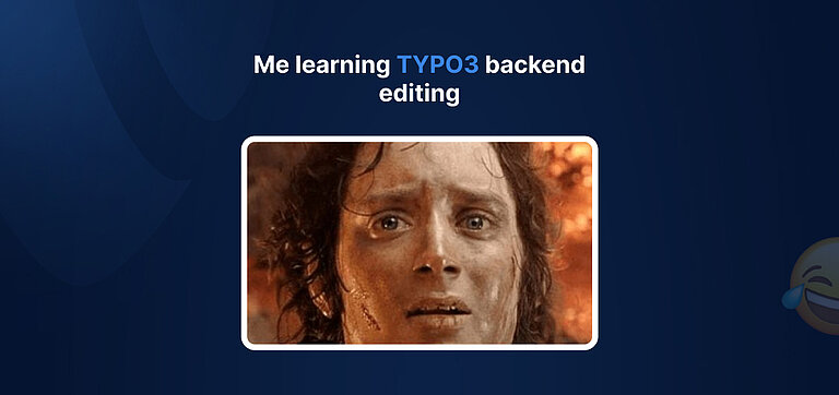 Ich lerne TYPO3-Backend-Bearbeitung Ich lerne TYPO3-Backend-Bearbeitung