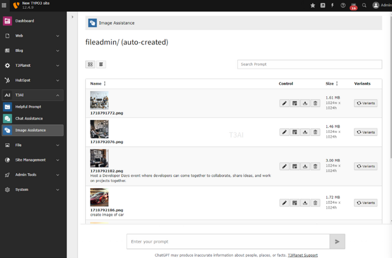 AI Image as Custom Module