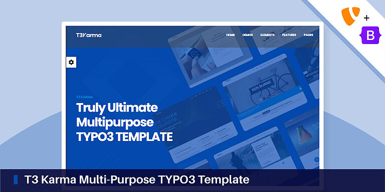 [Translate to German:] T3 Karma Multi-Purpose TYPO3 Template