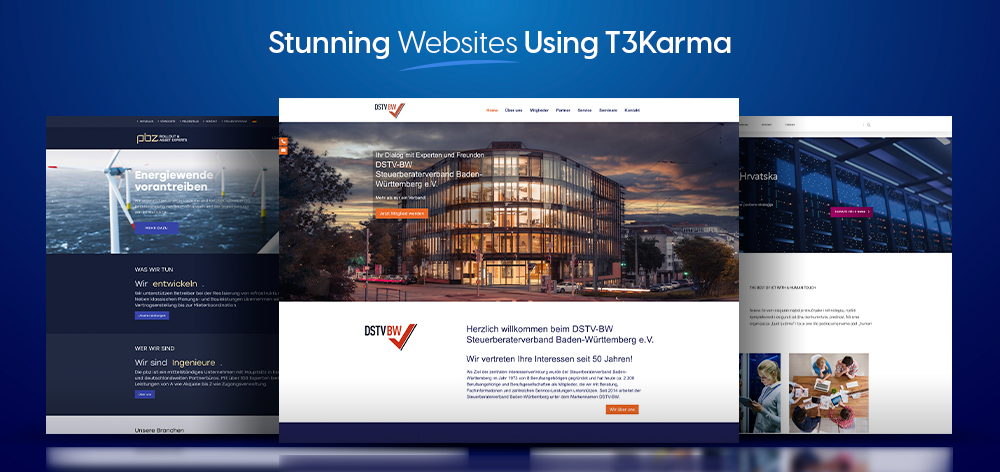 Atemberaubende Websites erstellt