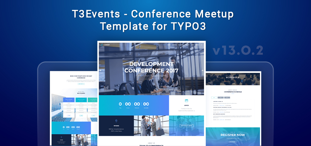 T3Events - Event- & Konferenz-Template für TYPO3