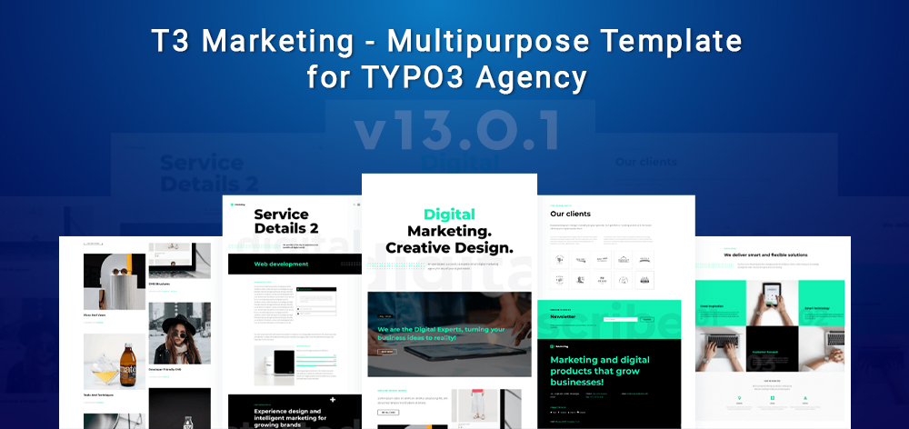 T3 Marketing – Template für TYPO3-Agenturen