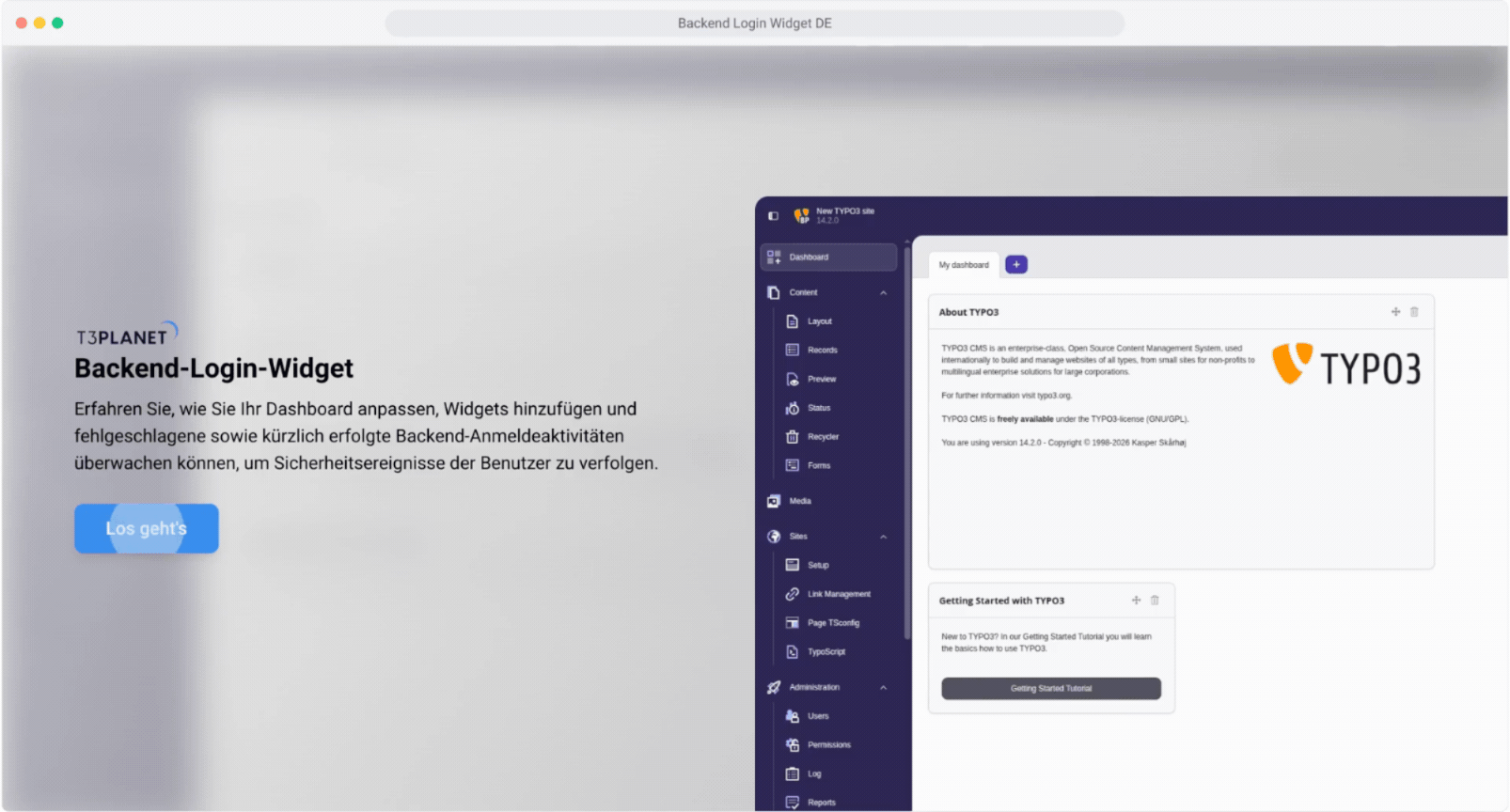Backend-Login Verbesserungen und Sicherheit
