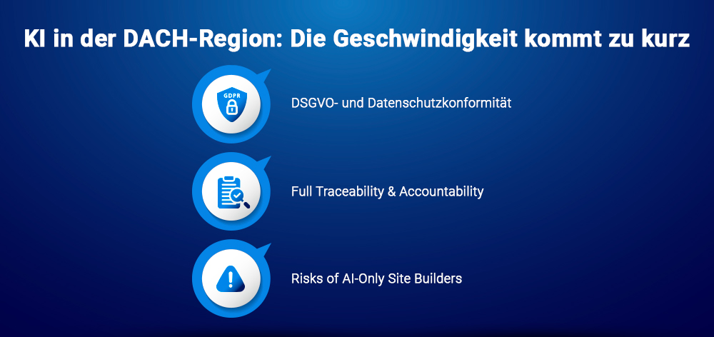 KI in der DACH-Region: Die Geschwindigkeit kommt zu kurz KI in der DACH-Region: Die Geschwindigkeit kommt zu kurz