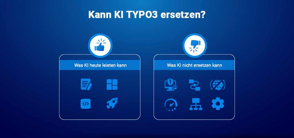 Kann KI TYPO3 ersetzen? Kann KI TYPO3 ersetzen?