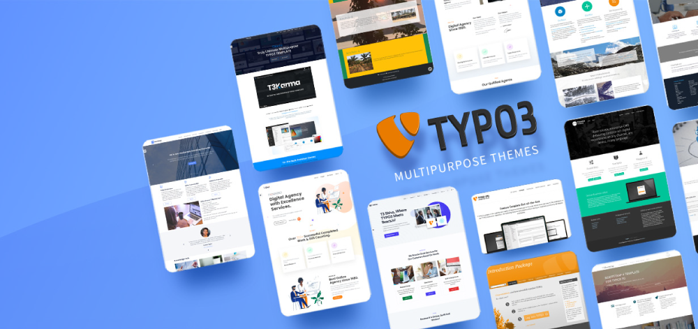 10+ Beliebte Mehrzweck-Template für TYPO3
