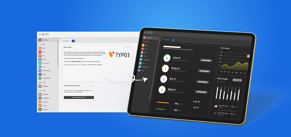 TYPO3 Backend Intranet Extranet Gebaeude Leitfaden