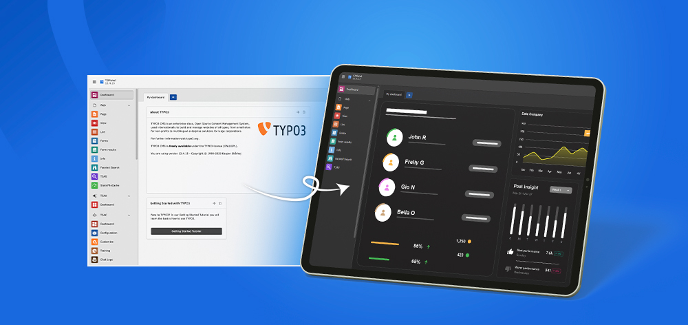 Vom CMS zum Intranet: Aufbau mit dem TYPO3 nativen Backend