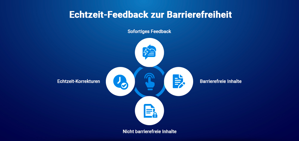 Echtzeit Feedback zur Barrierefreiheit