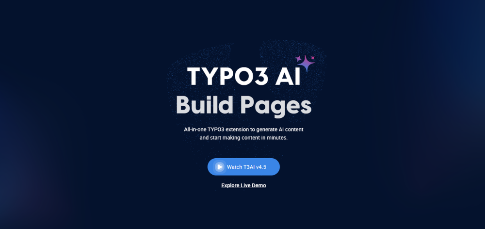 TYPO3 AI Build Seiten