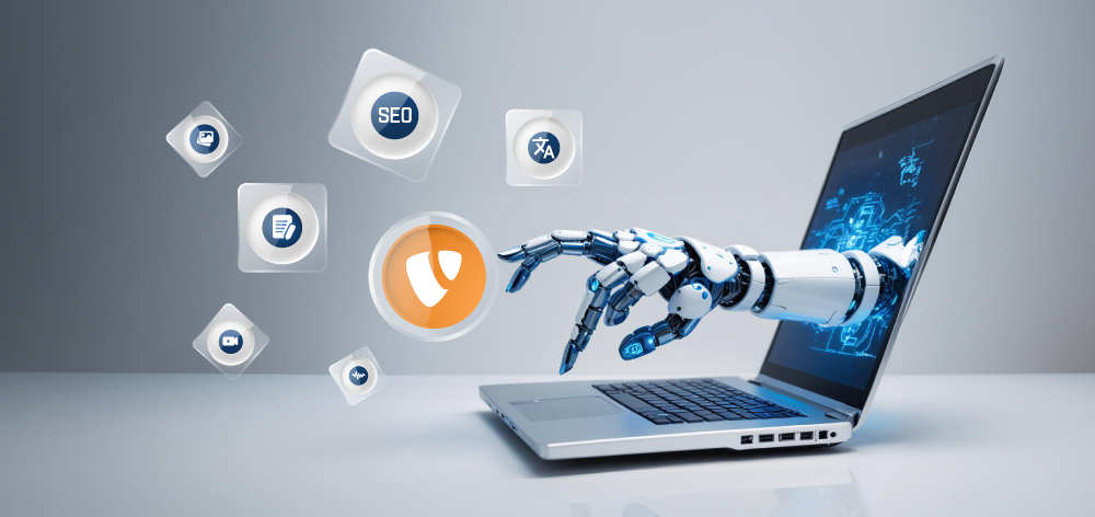 [Translate to German:] Die Zukunft von TYPO3 AI