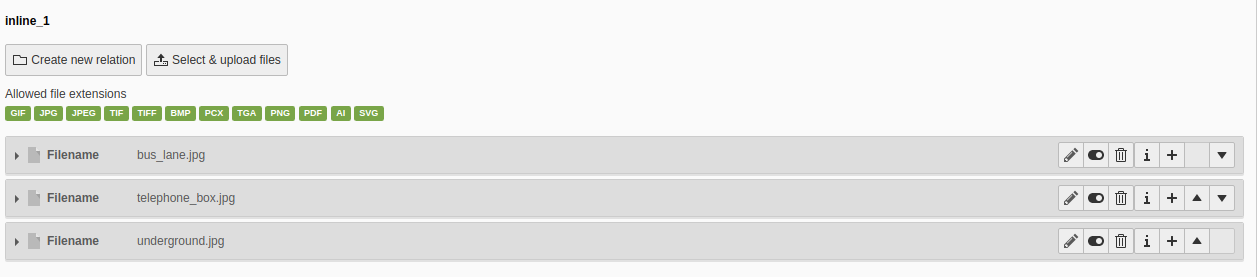 [Translate to German:] TCA 40. Inline-Datensätze