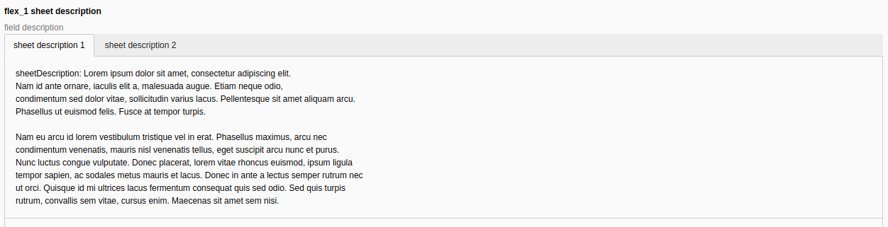 [Translate to German:] TCA 20. Flex Sheet Beschreibung
