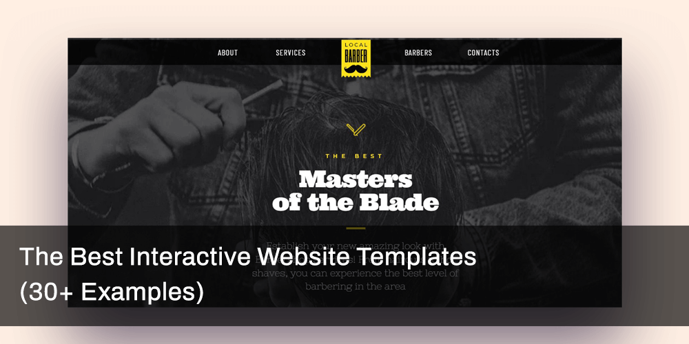 Die besten interaktiven Website-Vorlagen (30+ Beispiele)