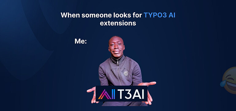 When someone looks for TYPO3 AI extensions [Image]
