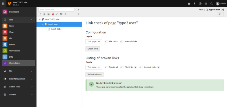 Get Edit Record at “Check Links” Backend Module Get Edit Record at “Check Links” Backend Module