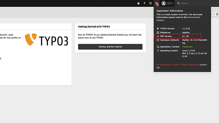 How to check PHP version in TYPO3 How to check PHP version in TYPO3