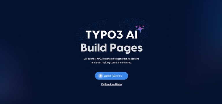 TYPO3 AI build pages