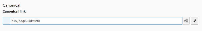 Canonical Link Configurations Canonical Link Configurations