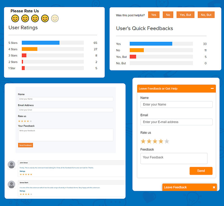 All in One Feedback TYPO3 Extension