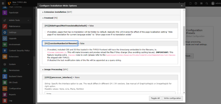 Streamline FE/versionNumberInFilename to 'EXT:' resources Streamline FE/versionNumberInFilename to 'EXT:' resources