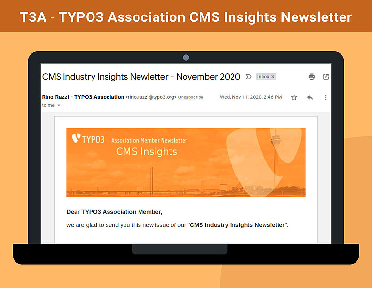 T3A ⎼ TYPO3 Association CMS Insights Newsletter