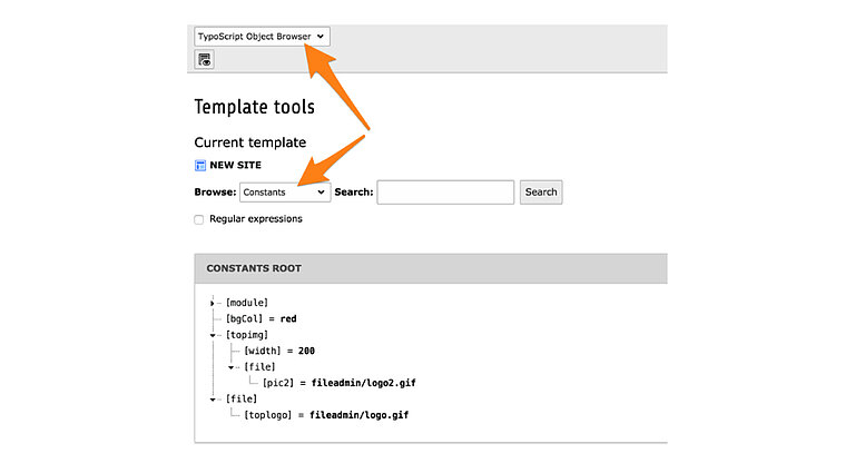 analysis typo3 constants 