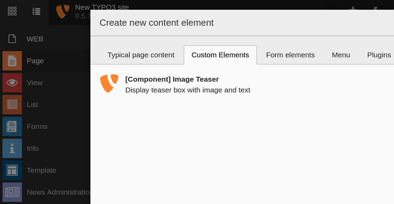  To Frontend renders, Create /Resources/Private/ns_elementname.html, and Done