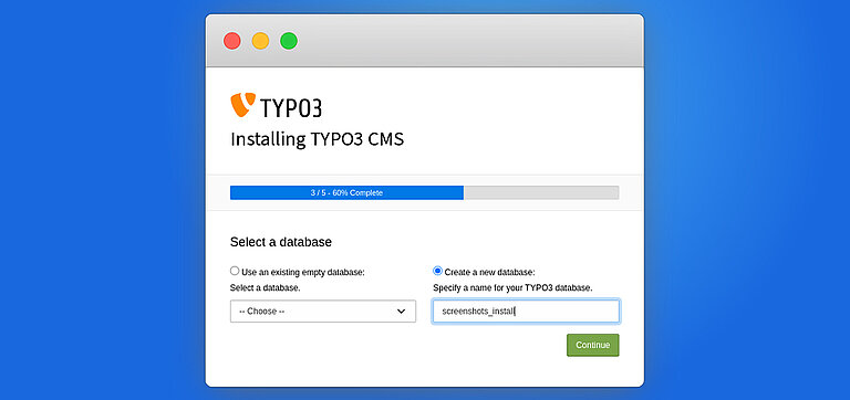 Choose an Existing Database or Create a New Choose an Existing Database or Create a New